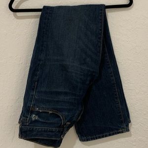 Guys dark blue jeans